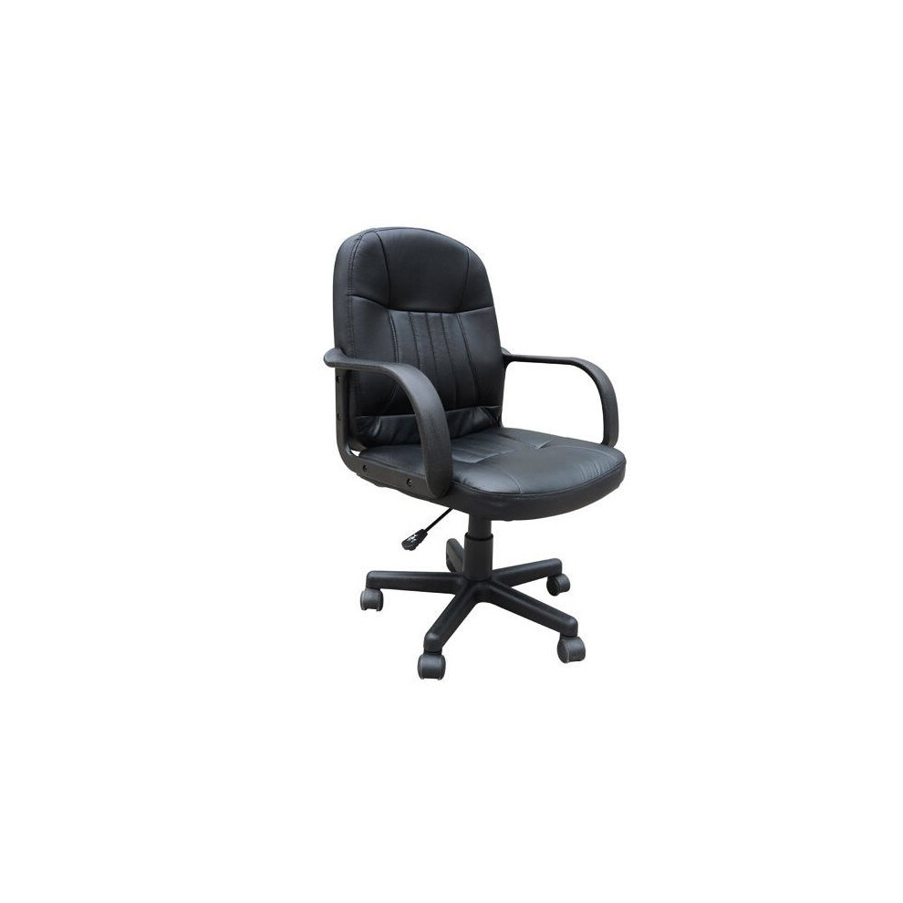 Homcom PU Leather Executive Swivel Chair - Black