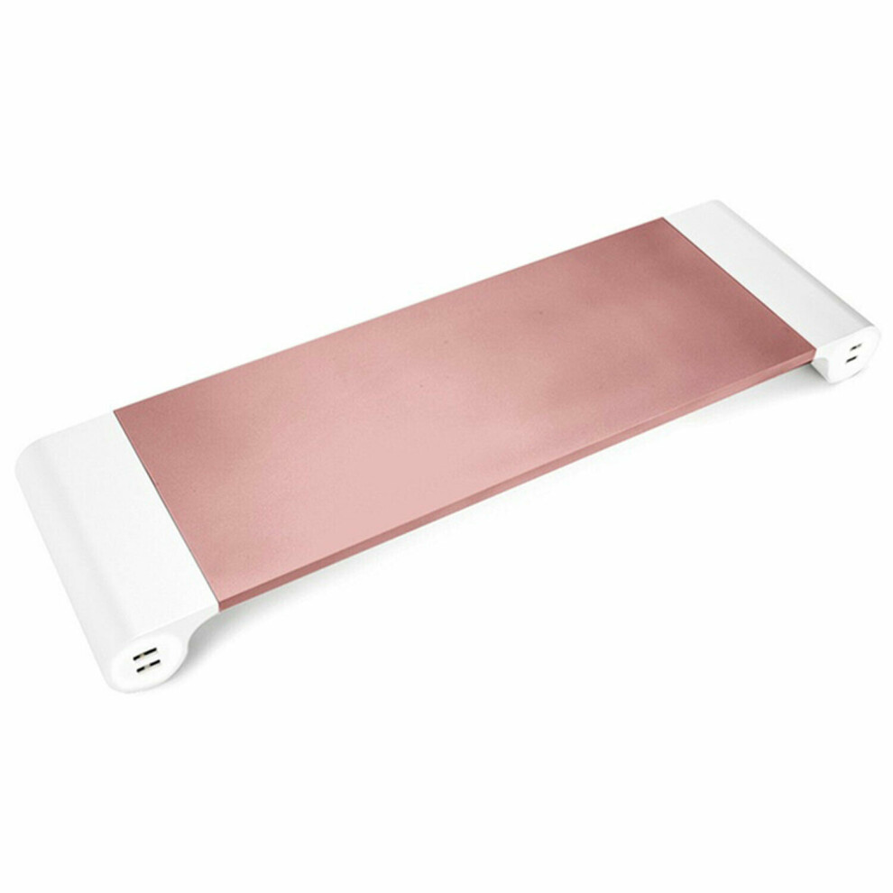 (Rose Gold) Aluminium Space-Saving Desktop Organiser