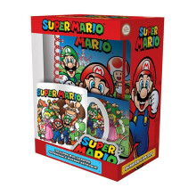 Super Mario Evergreen Premium Notebook Gift Set - Jigsaw Puzzle