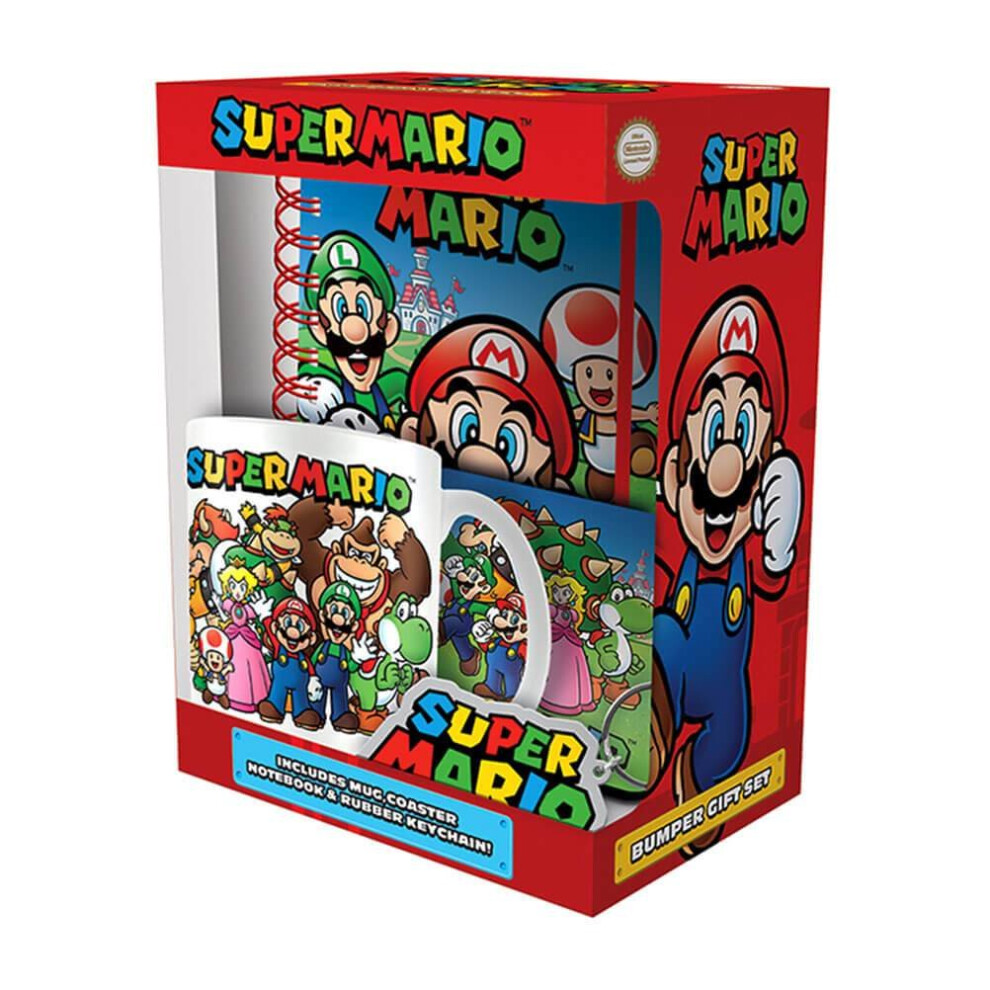 Super Mario Evergreen Premium Notebook Gift Set