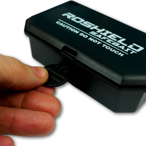 Roshield (Black) Roshield 10 x Tamper-Proof Mouse Bait Boxes 2