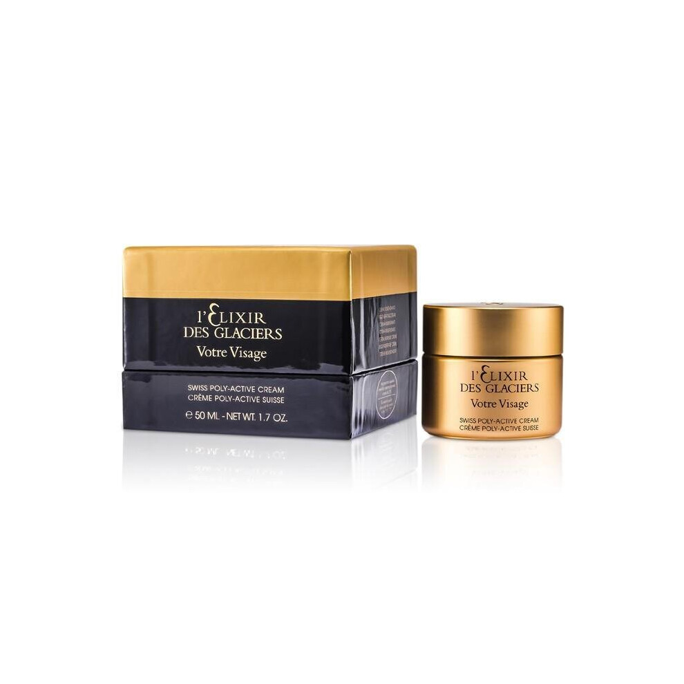 Elixir Des Glaciers Votre Visage Swiss Poly-Active Cream (New Packaging) - 50ml-1.7oz