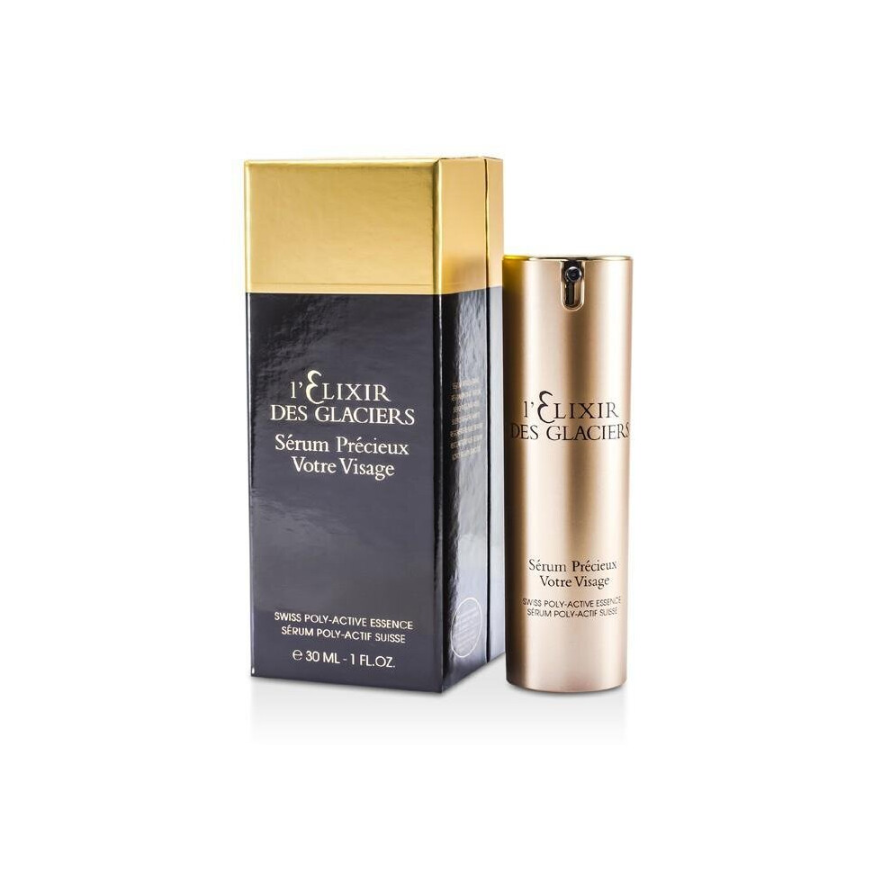 Elixir Des Glaciers Serum Precieux Votre Visage - Swiss Poly-Active Essence (New Packing) - 30ml-1oz