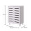 Timber Art Design UK 4 Tier Shoe Storage Cabinet 2 Door Cupboard Stand Rack Unit White 4