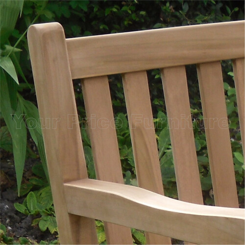 (150cms) Java Teak Bench - Chunky Quality Garden Patio Bench 2