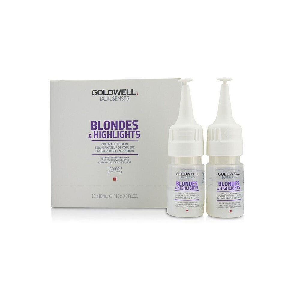 Dual Senses Blondes & Highlights Color Lock Serum (Luminosity For Blonde Hair) - 12x18ml-0.6oz