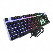 Jedel GK100 Rgb Gaming Desktop Kit Backlit Membrane Rgb Keyboard & 800-1600 GK100