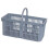 Multi-Purpose Glass Collection Grey Plastic Basket 1