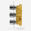 3 Dial 2 Outlet Concealed Thermostatic Shower - Round- Refined valve 5
