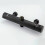 Regent Round Black Exposed Thermostatic Shower Mixer - Slider Rail Kit 2