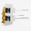 Nes Home Temel Square 2 Dial 1 Way Concealed Thermostatic Shower Mixer Valve 5