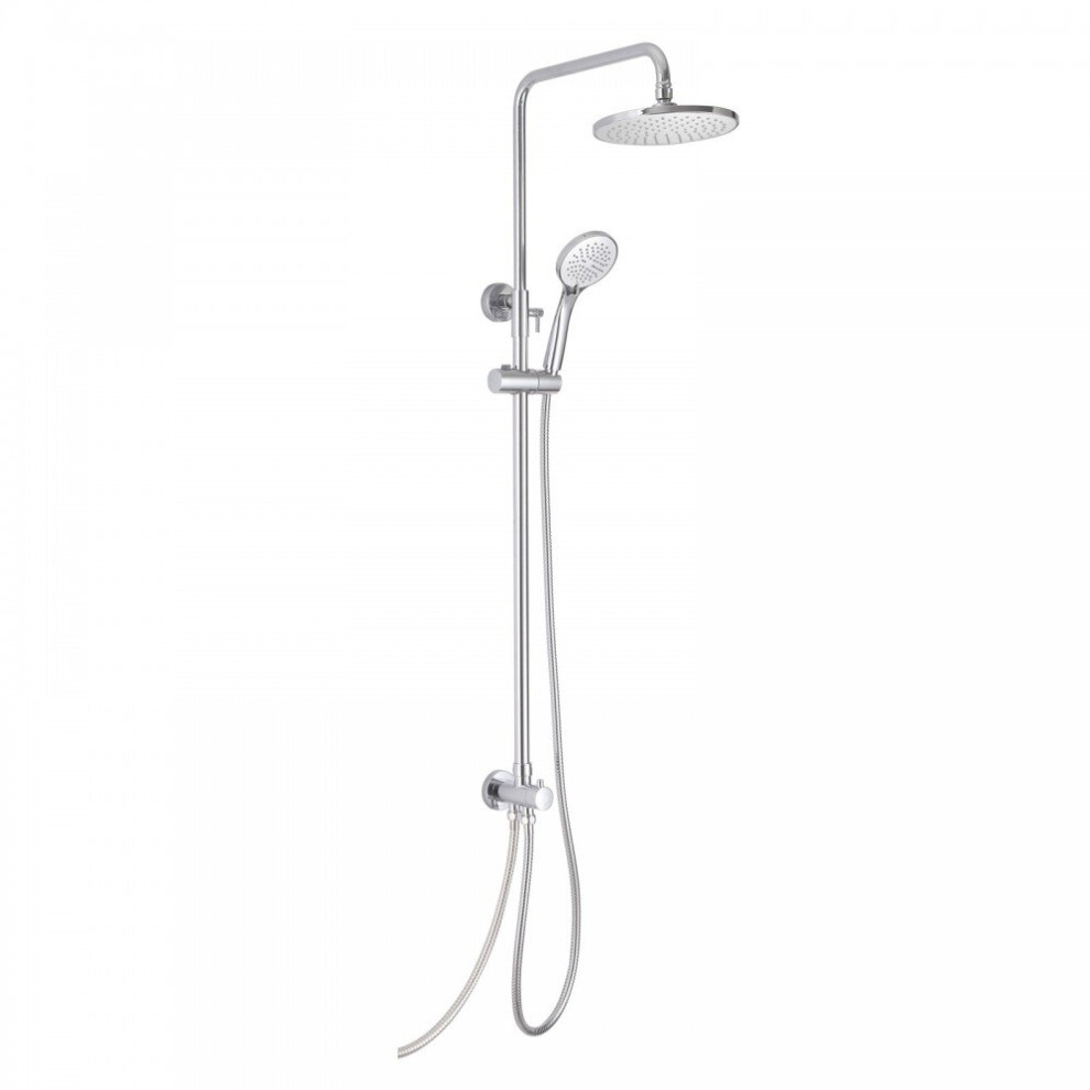 Winstead Multi Function Riser Slide Shower Rail Kit Round 5060574211481