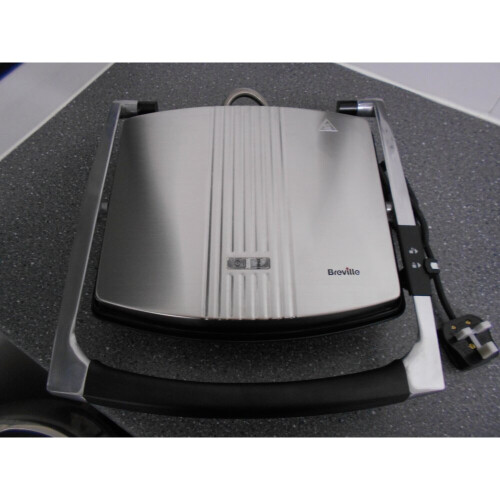 Breville VST026 Four Slice Sandwich Press Stainless SteelSilver on OnBuy