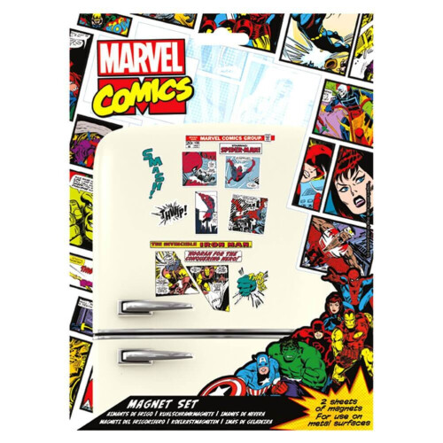 Marvel Set aus Magneten - MARVEL - Comics - Kunststoff - Harz - Einzigartige Magnete