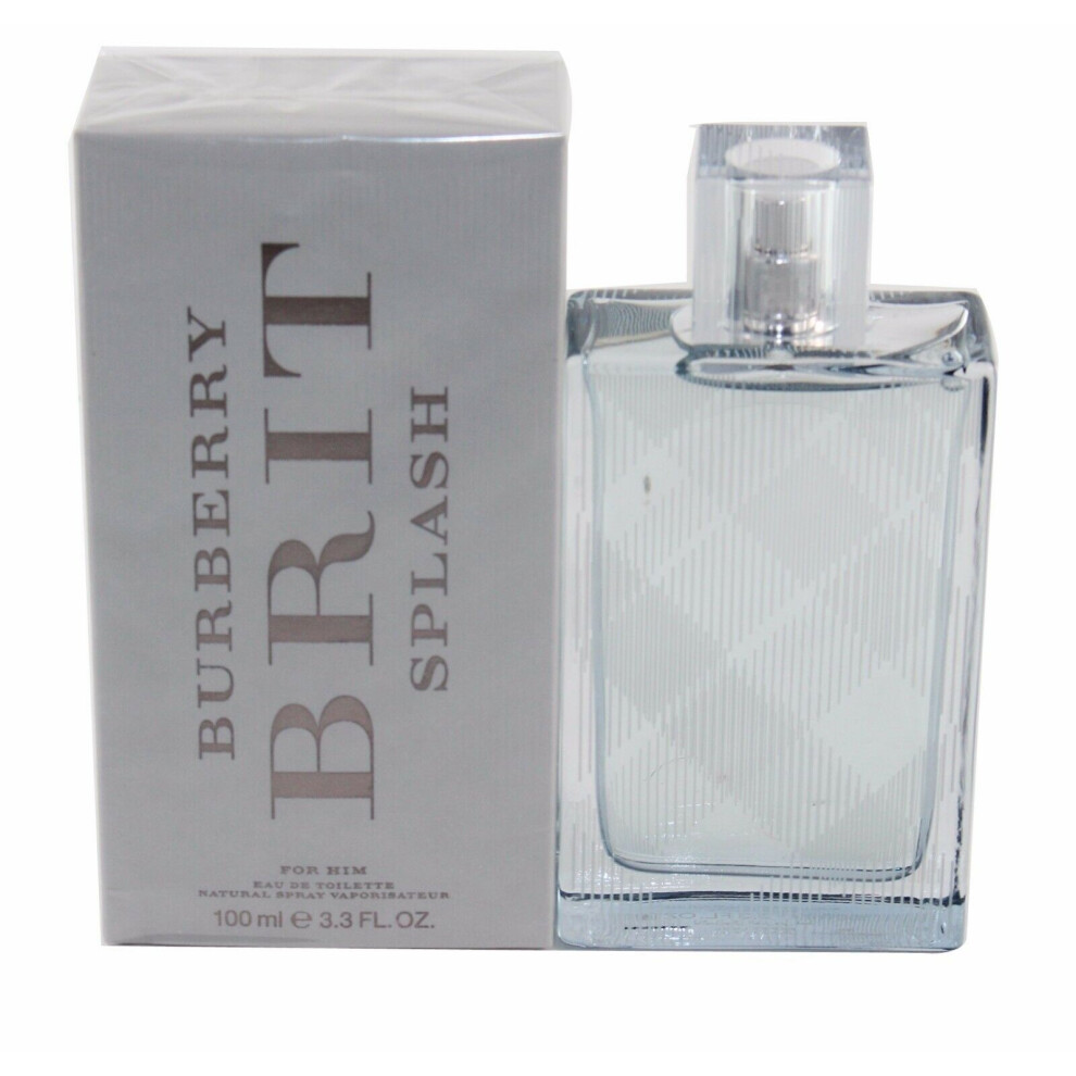 BURBERRY BRIT SPLASH for Men Cologne edt 3.3 oz