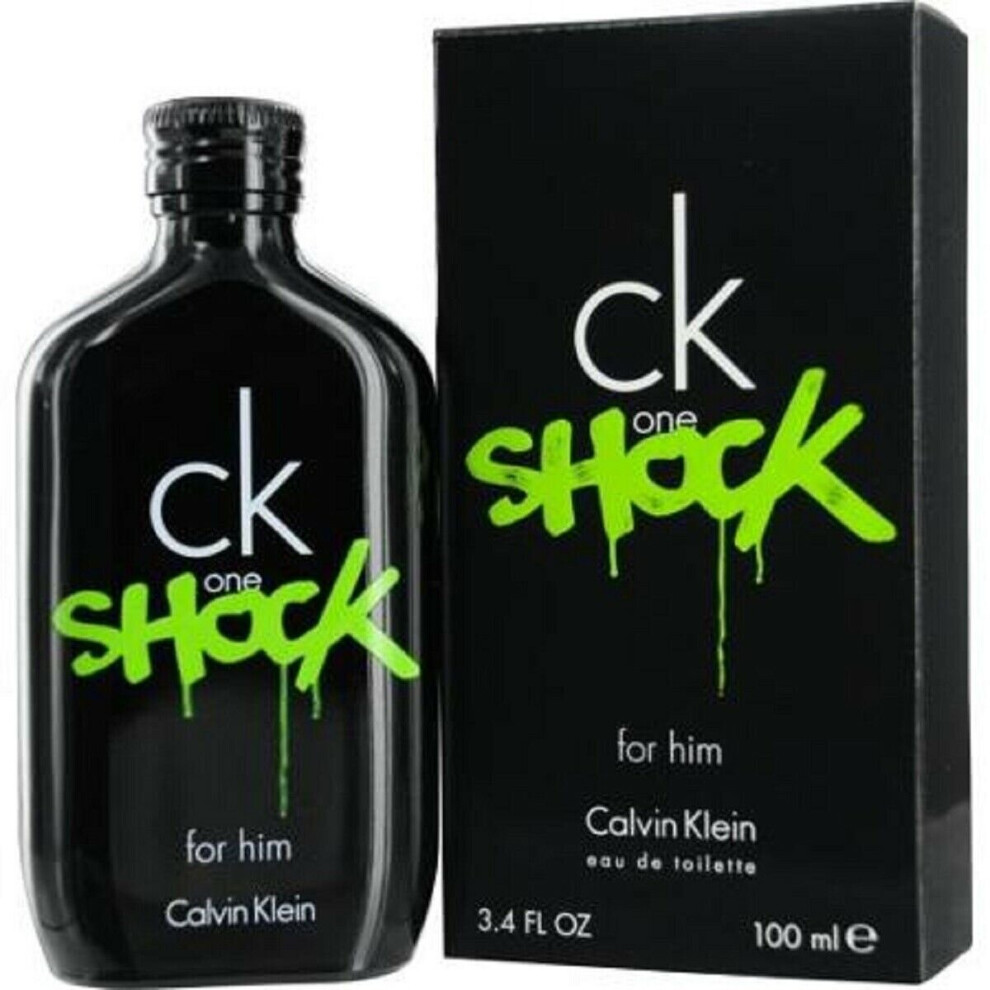 CK One Shock by Calvin Klein for Him 3.4 oz 3.3 Spray EDT