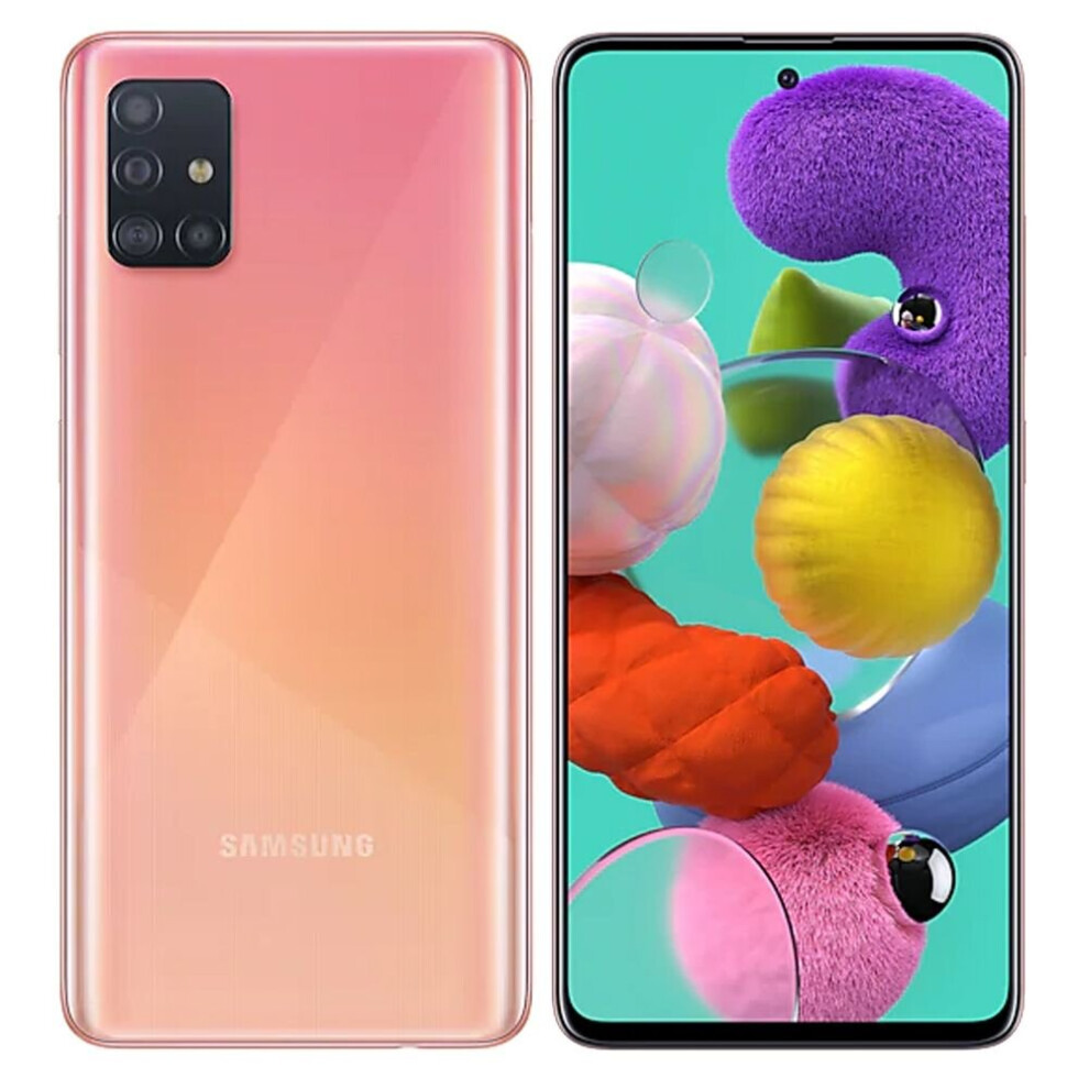 (Pink) Samsung Galaxy A51 Single Sim | 128GB | 6GB RAM
