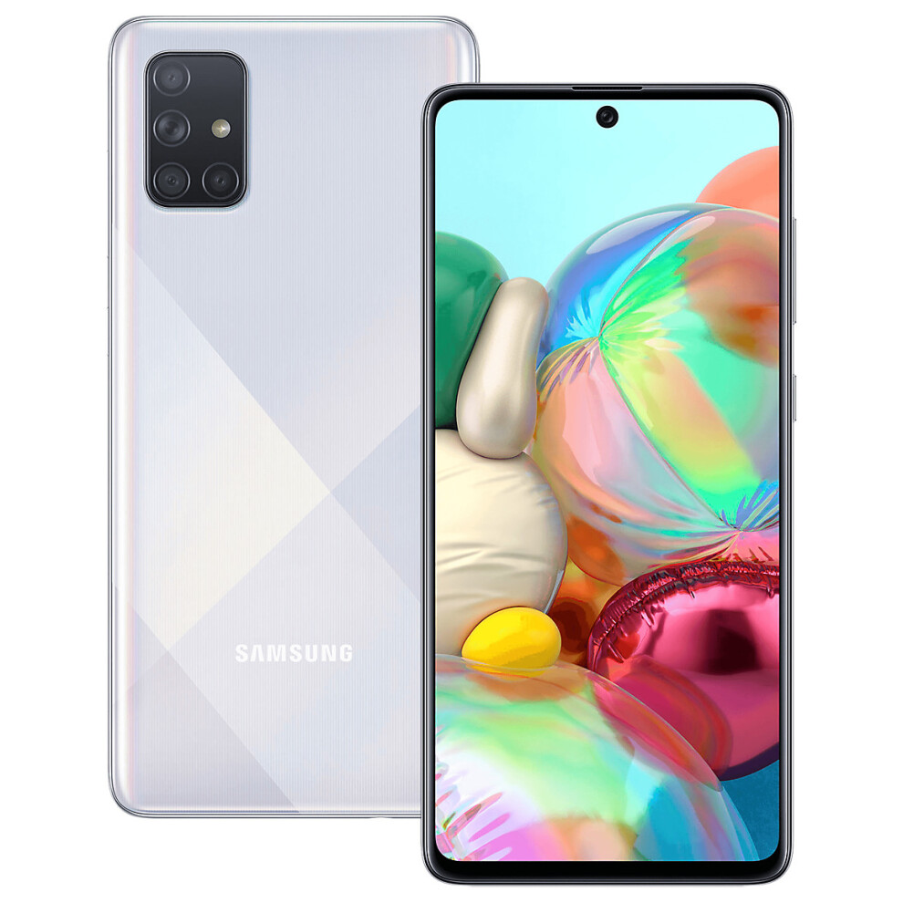 Refurbished (Prism Crush Silver) Samsung Galaxy A71 | 128GB | 6GB RAM 