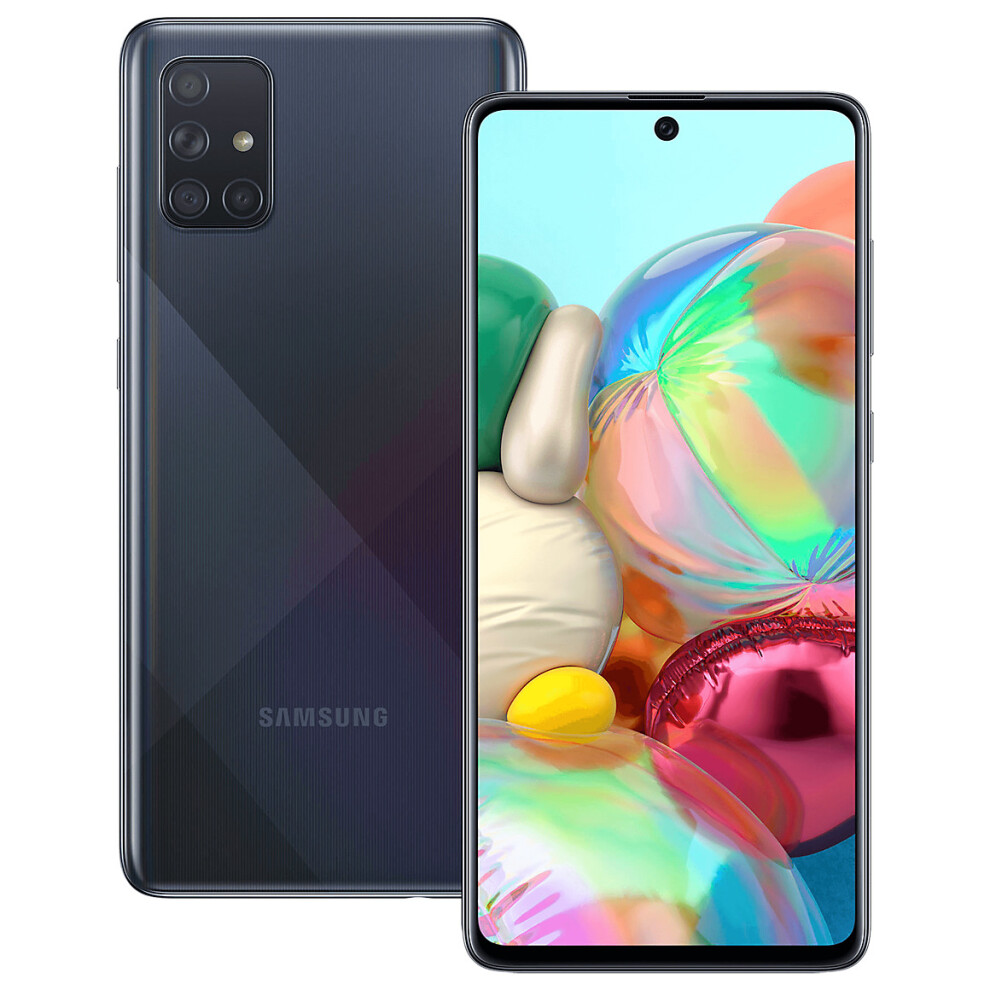 Refurbished (Prism Crush Black) Samsung Galaxy A71 | 128GB | 6GB RAM 