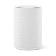 Amazon Echo 3rd Generation White Sandstone | Alexa Enabled Smart Speaker - Refurbished