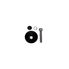 Weldtite Aheadset Top Cap + Bolt 1 1/8" Silver