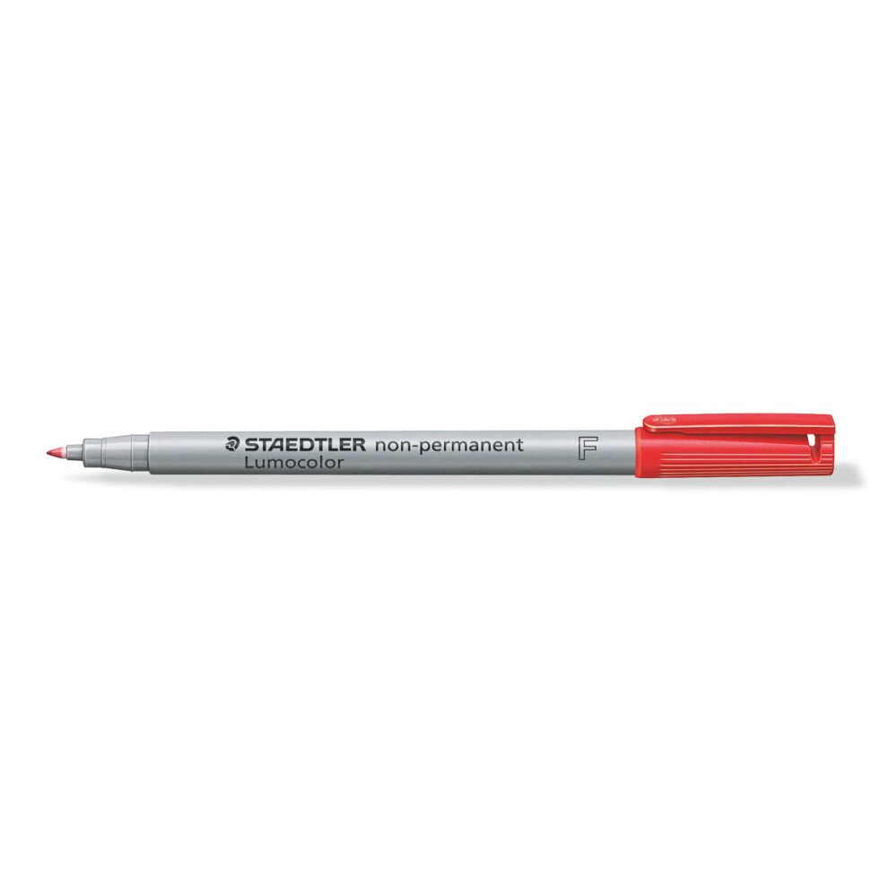 Lumocolor pen F non-permanent red