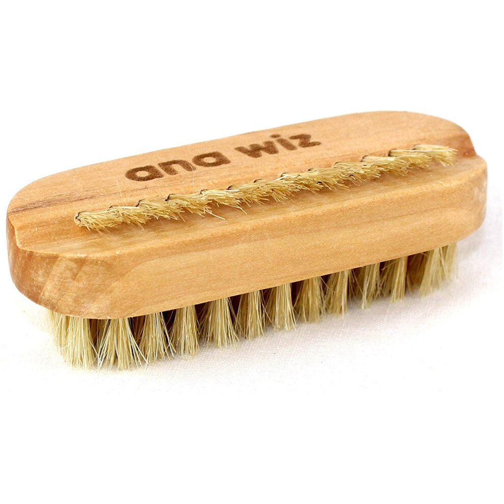 Ana Wiz Wooden Nail Brush Natural Bristles