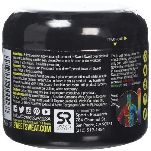 Sports Research - Sweet Sweat Workout enhancer 3.5oz jar (99g) 1
