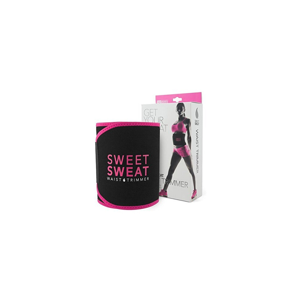 New Sweet Sweat Waist Trimmer (Pink Logo) for Men & Women, Includes Free Sample