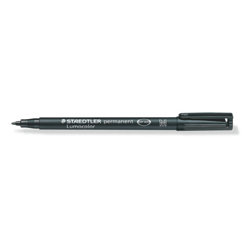 Staedtler Staedtler Lumocolour Pen Permanent Medium Black (Pack of 10) 1