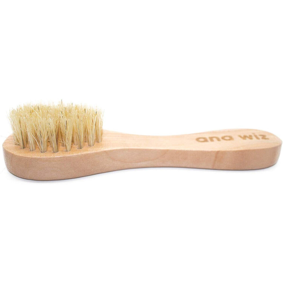Ana Wiz Ana Wizâ¢ Wooden Facial Brush With Soft Natural Boar Bristles & Lotus Wood Handle