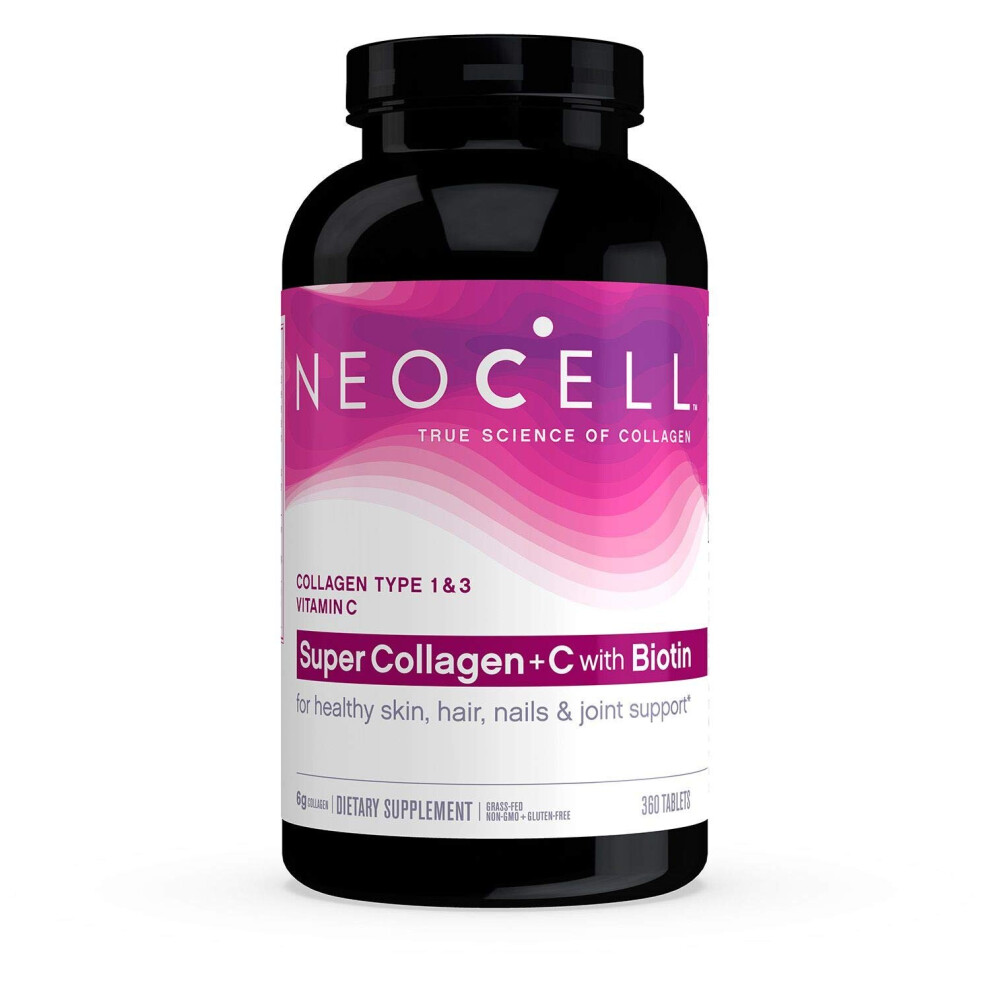 NeoCell Super Collagen + Vitamin C with Biotin, 360 tablets - 60 day supply