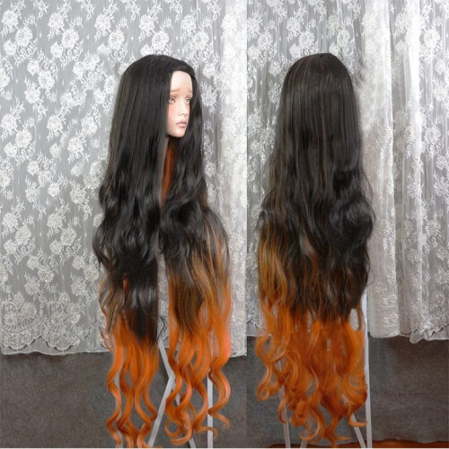 Kimetsu no Yaiba Nezuko Kamado Cosplay Wig