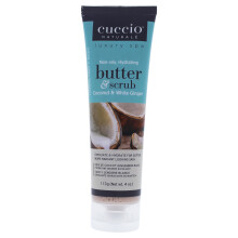 Butter och Scrub - Kokos och Vit Ingefära av Cuccio Naturale för Unisex - 113 g Scrub