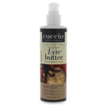 Cuccio Naturale Lyte Ultra-Sheer Body Butter  Auffllende, duftende Feuchtigkeitscreme  Tiefenhydrierung zur Reparatur trockener Haut  Ganz natrl