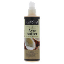 Lyte Ultra-Sheer Masło do ciała - Kokos i biały imbir marki Cuccio Naturale dla unisex - 8 uncji balsam do ciała