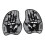 Arena (L, Silver/Black) Arena Vortex Evolution Hand Paddle Swim Training Aid 1