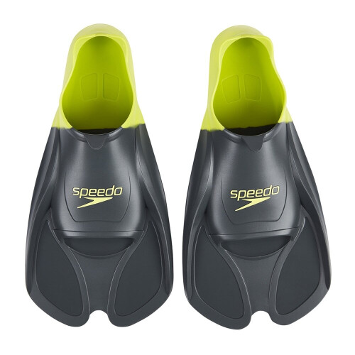 Speedo (sizes 42-43, 8-9, Grey/Green) Maru Training Fins For Diving And Snorkeling