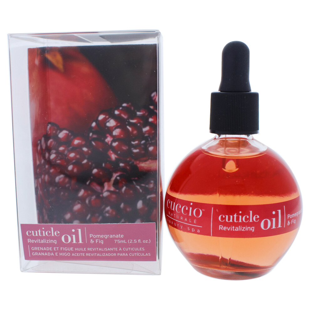 Cuccio Cuticle Revitalizing Oil - Pomegranate and Fig Manicure - 2.5 oz Oil