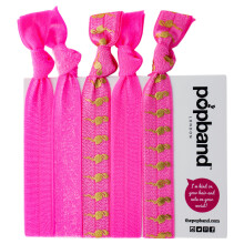 Popband London | Hårband | Flamingo | För Dag och Natt | Ingen Hårveck | Ingen Hårskada | 5 St
