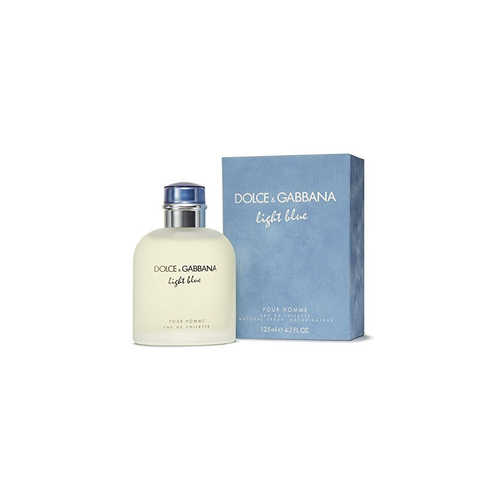 LIGHT BLUE POUR HOMME/D&G EDT SPRAY 4.2 OZ
