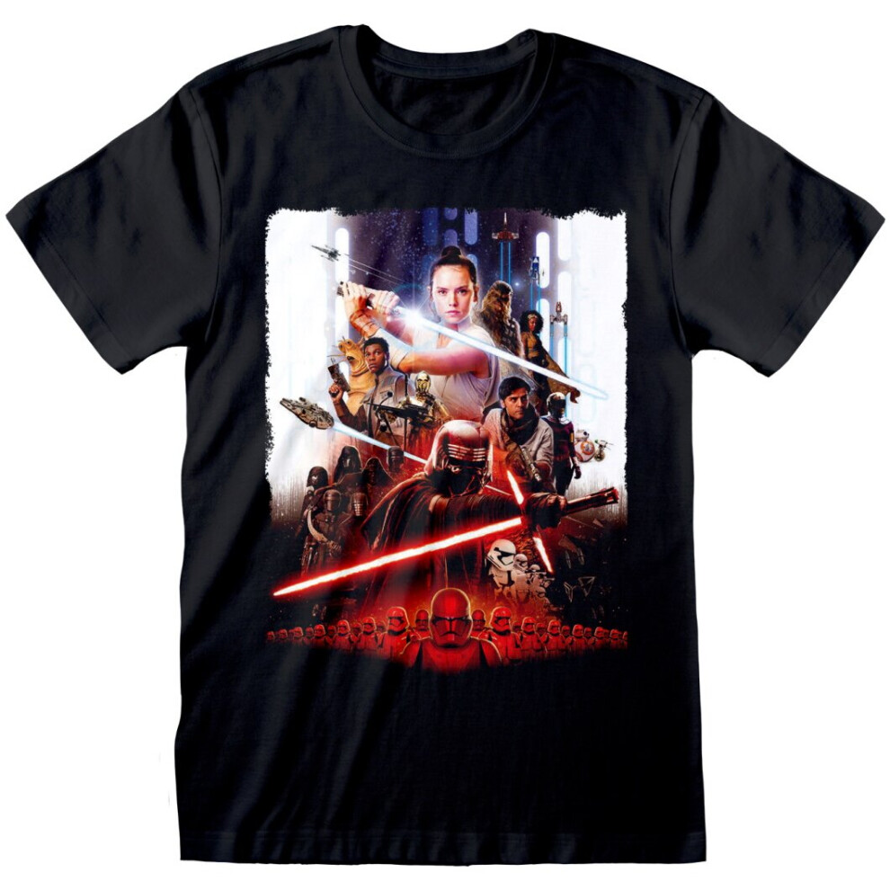 (X-Large) Star Wars IX 'Poster' (Black) T-Shirt