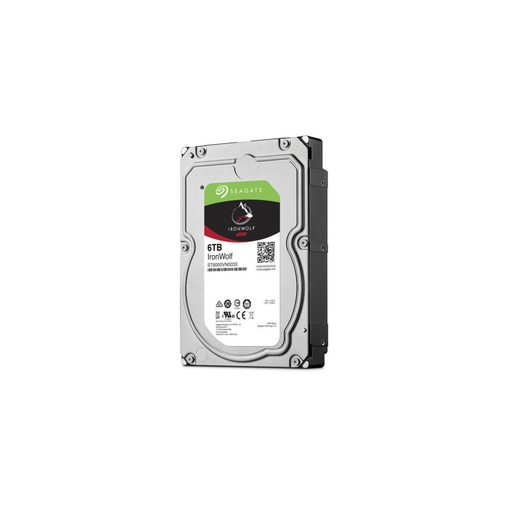 Seagate 3.5" 6Tb Sata3 Ironwolf Nas Hard Drive 7200Rpm 256Mb Cache St6000vn001 763649079416