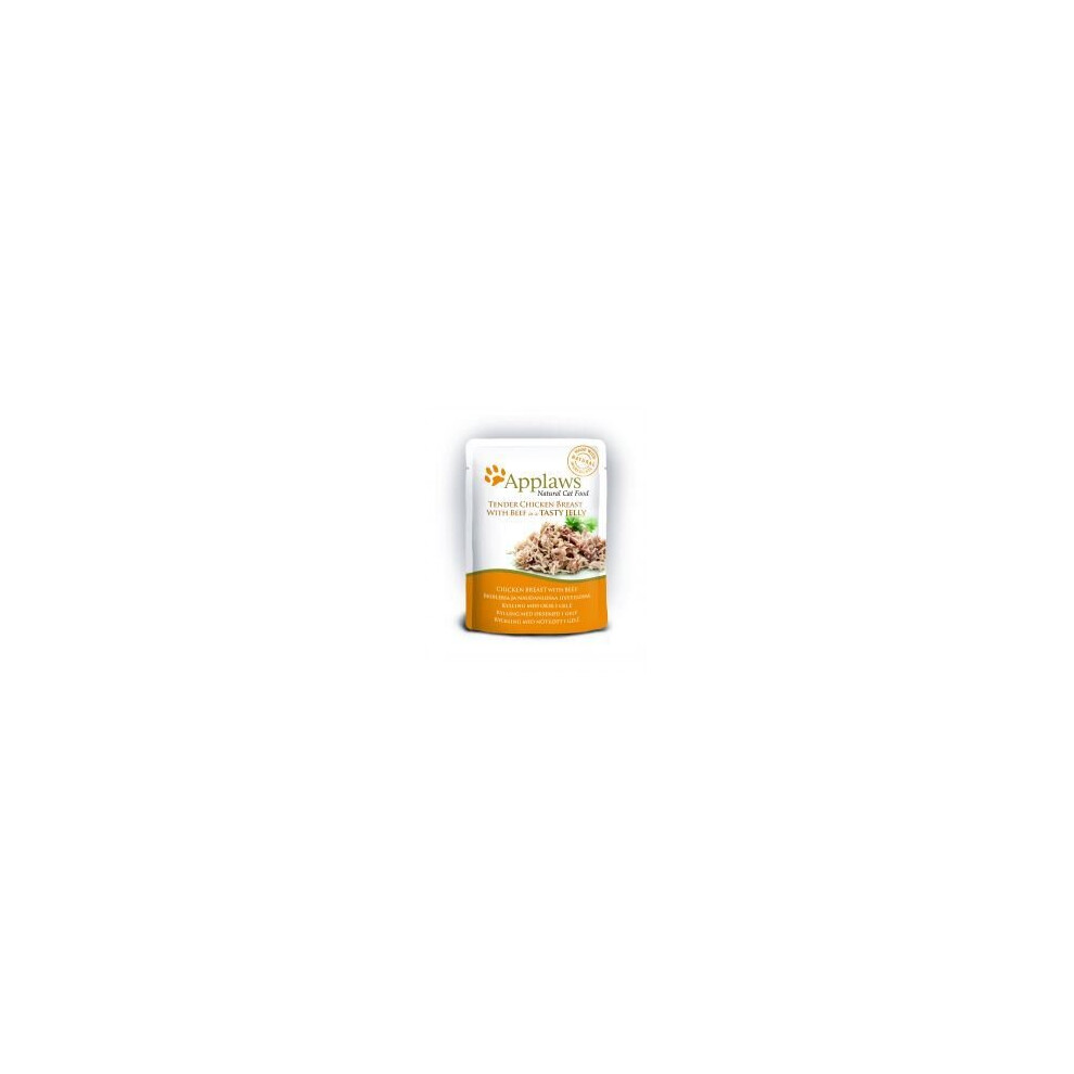 Applaws Cat Pouch Jelly Chicken & Beef - 70G - 14361