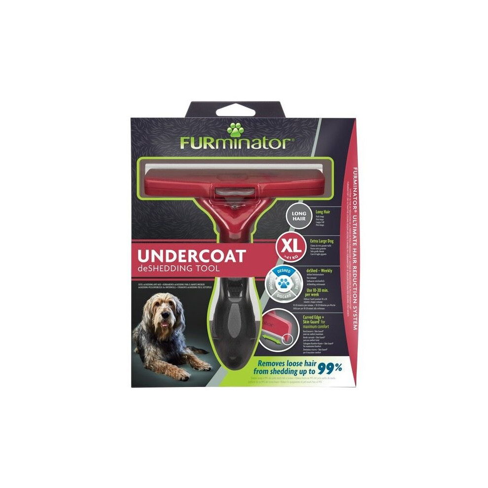 FURminator Undercoat deShedding Tool For Extra Large Long Hair Dog - 261454