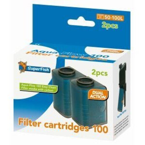 SuperFish SuperFish Aqua-Flow 100 Easy Click Cartridge (2Pk) - 573038