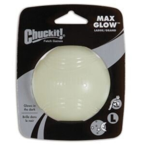 Chuckit! Chuckit Max Glow Ball 1 Pack Large 7.3cm - 39620
