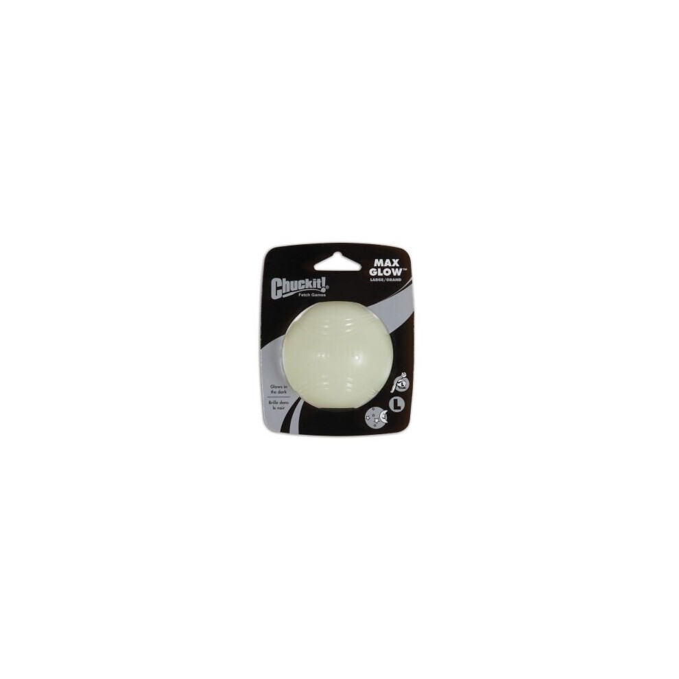 Chuckit Max Glow Ball 1 Pack Large 7.3cm - 39620