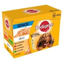 Pedigree Pouch in Jelly Senior 12 Pack - 100g - 97526