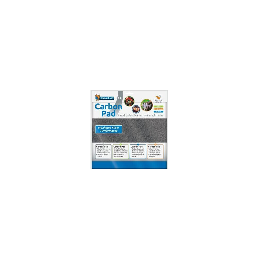 SuperFish Filter Media Carbon Pad 45x25cm - 60319
